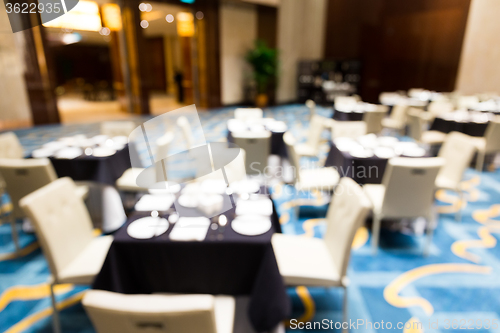 Image of Blur of restaurant background