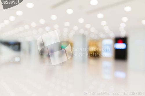 Image of Blur background of shopping center background