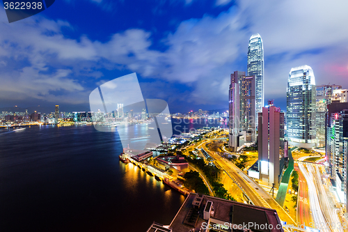 Image of Hong Kong at night