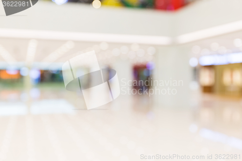 Image of Blurred shopping mall background