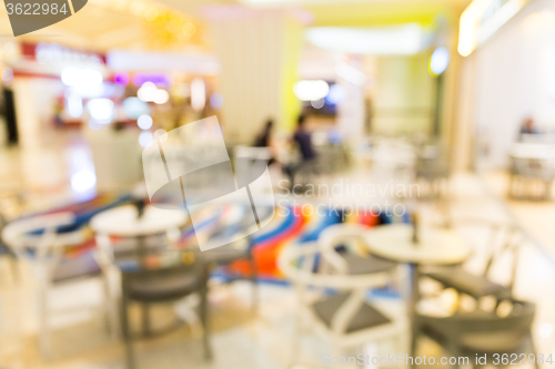 Image of Blur background of restaurant