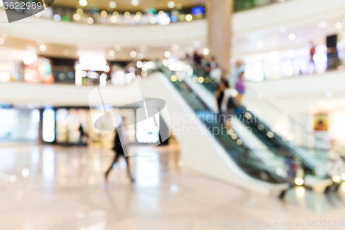 Image of Shopping center blurred background