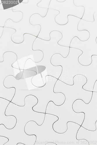 Image of White puzzle background