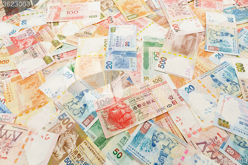 Image of Hong Kong dollar background