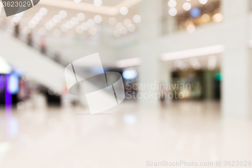 Image of Blurred shopping plaza background
