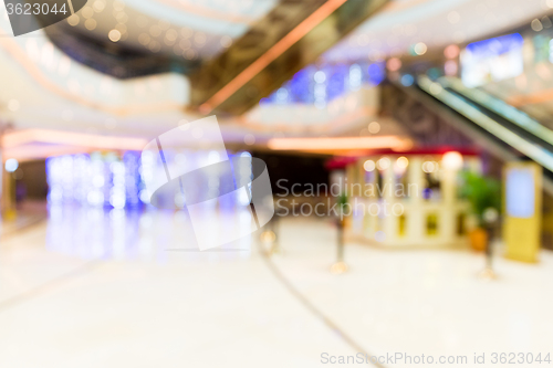 Image of Blurred shopping department background