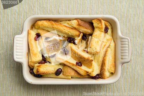 Image of Baked bread pudding