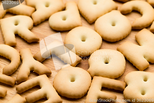 Image of Baked Alphabet cookie