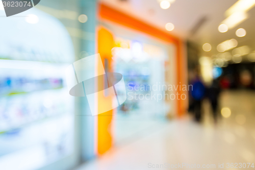 Image of Blur view of shopping store
