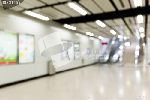 Image of Subway station blur background