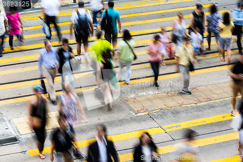 Image of Blur motion of the road