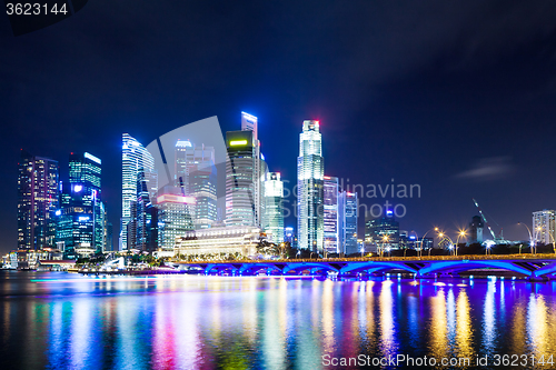 Image of Singapore at night