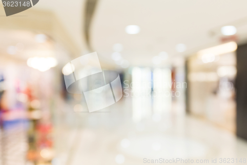 Image of Department store blur background with bokeh