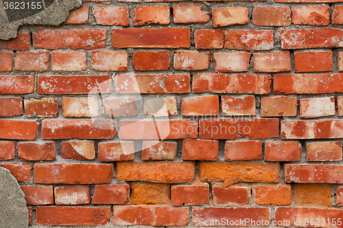 Image of Rustic Old Brick Wall Texture