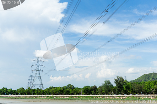 Image of Power transmission tower