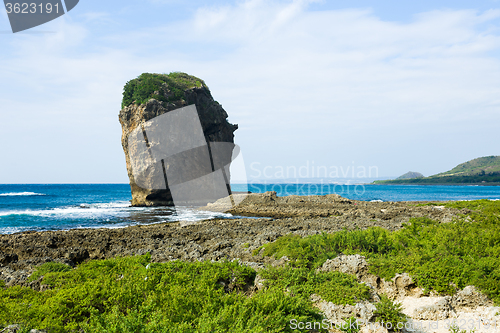 Image of Sail rock in the kenting national park