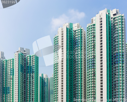 Image of Hong kong apartment block