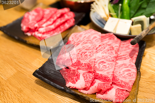 Image of Sukiyaki Fresh Beef pork slices