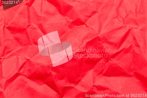 Image of Red wrinkled paper