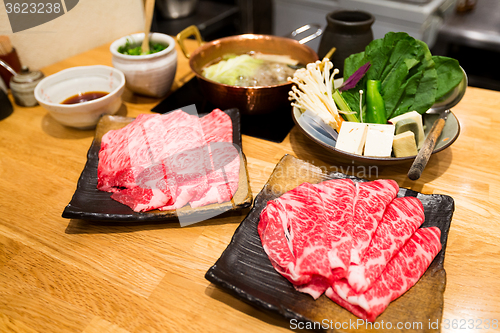 Image of Sukiyaki Fresh Beef pork slices