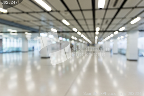 Image of Shopping mall blurred background