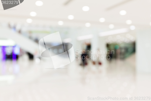 Image of Shopping center blur background with bokeh