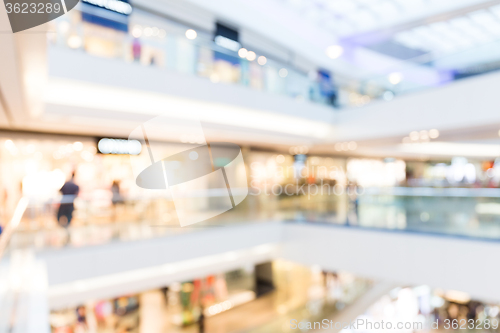 Image of Store blur background with bokeh