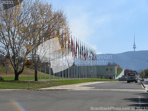 Image of international flags