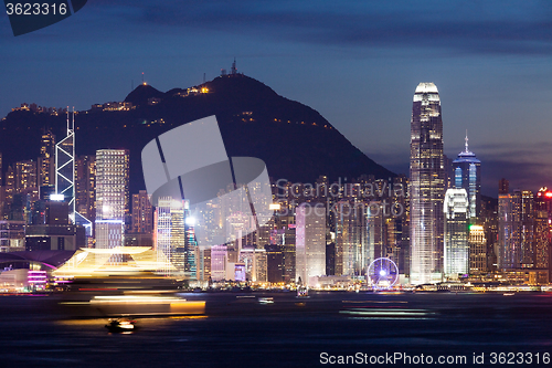 Image of Hong Kong night view