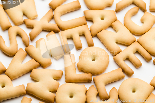 Image of Pile of text cookie