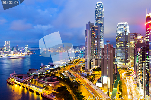 Image of Hong Kong at night