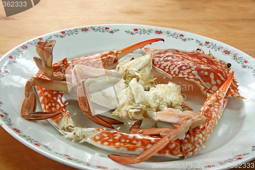 Image of Cooked crab