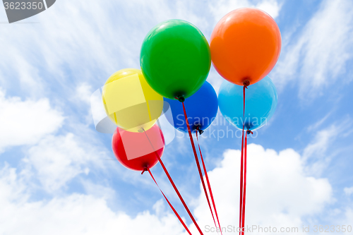 Image of Balloons in the city festival 