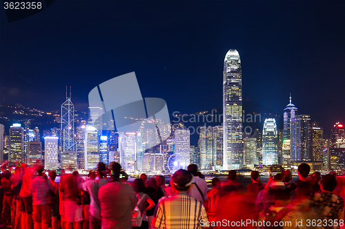 Image of Group of tourist in Hong Kong