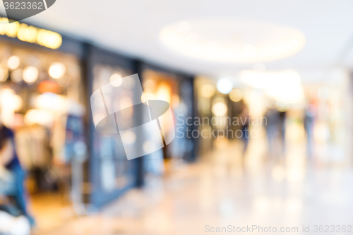 Image of Unfocused background of Shopping mall