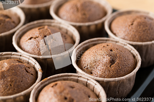 Image of Homemade chocolate muffins