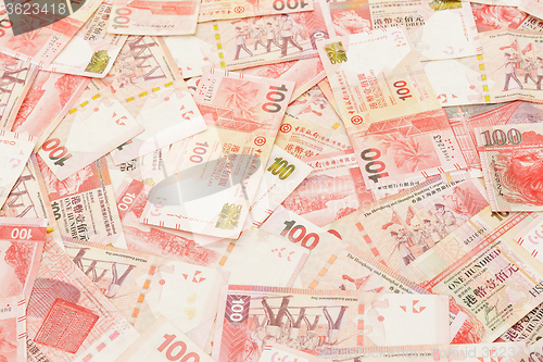 Image of Hong Kong hundred dollar background