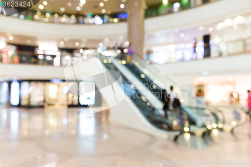 Image of Blur background of Shopping center