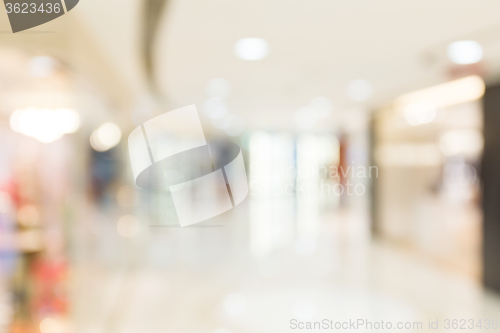 Image of Abstract background of shopping center, shallow depth of focus