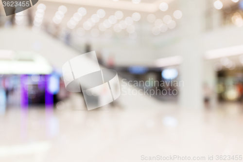 Image of Blurred shopping center background