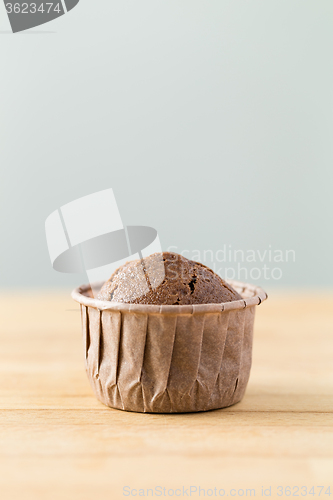Image of One chocolate cupcake