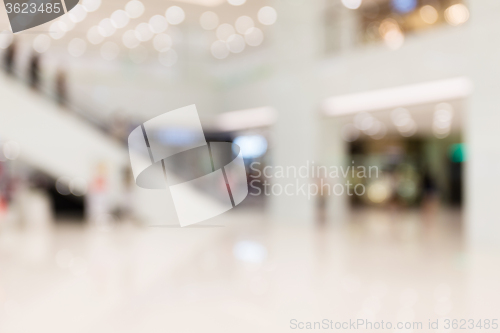 Image of Defocus of Department store for background usage
