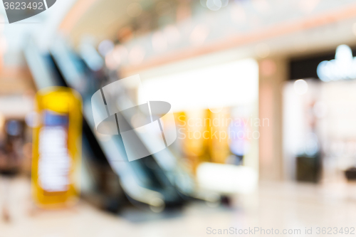 Image of Abstract background of shopping mall, shallow depth of focus