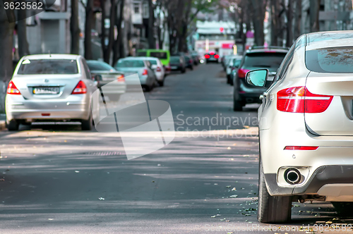 Image of Parked cars