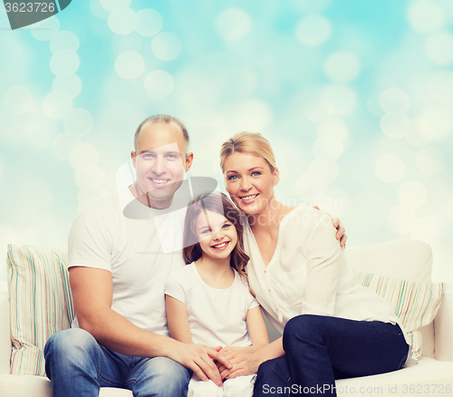 Image of happy family at home