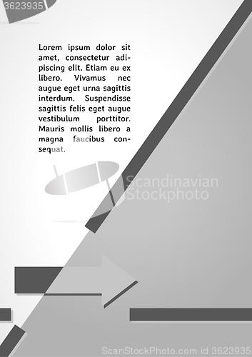 Image of gray arrow dark infographics