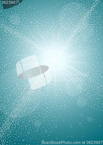 Image of shining star lights background