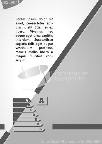 Image of energy label dark infographics