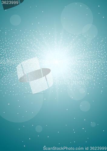 Image of shining star lights background