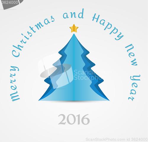 Image of christmas tree and wish